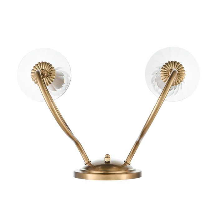 Бра LUMION INCANTO, медь, прозрачный/хром, E14, 80W