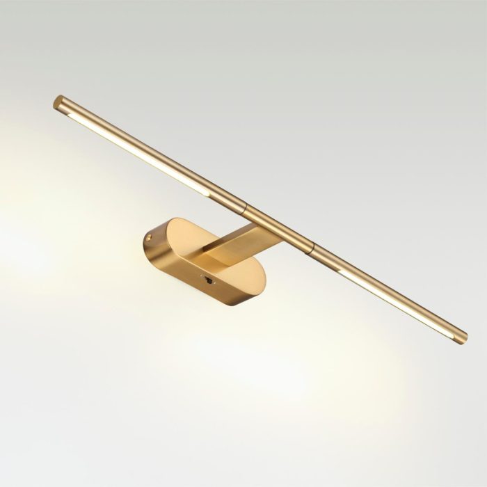 Бра ODEON LIGHT ALEDO, античная бронза/античная бронза, латунь, LED, LED 7W, 3000K