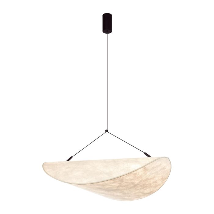 Подвесной светильник ODEON LIGHT SILK, черный/белый, LED, LED 26W, 3000K