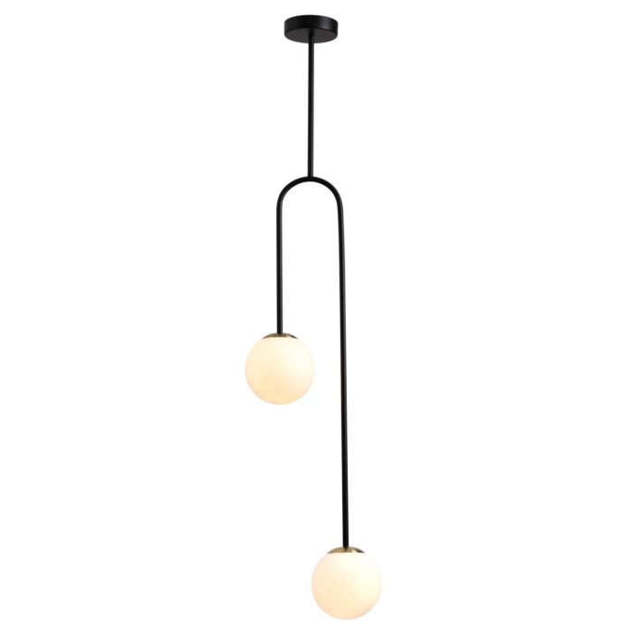 Потолочный светильник ODEON LIGHT AMBI, черный/белый, E14, 80W