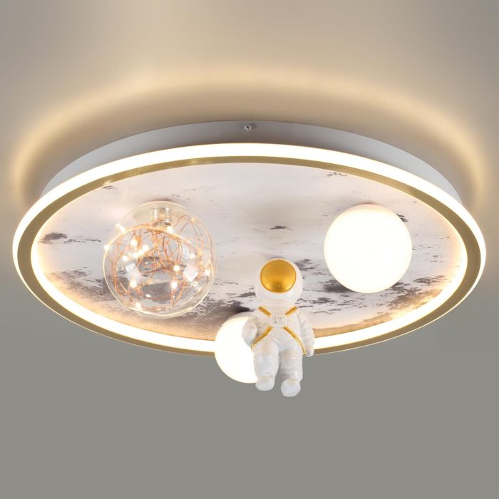 Потолочный светильник LUMION ATLAS, белый, золотой/белый, LED, LED 105W, 3000K