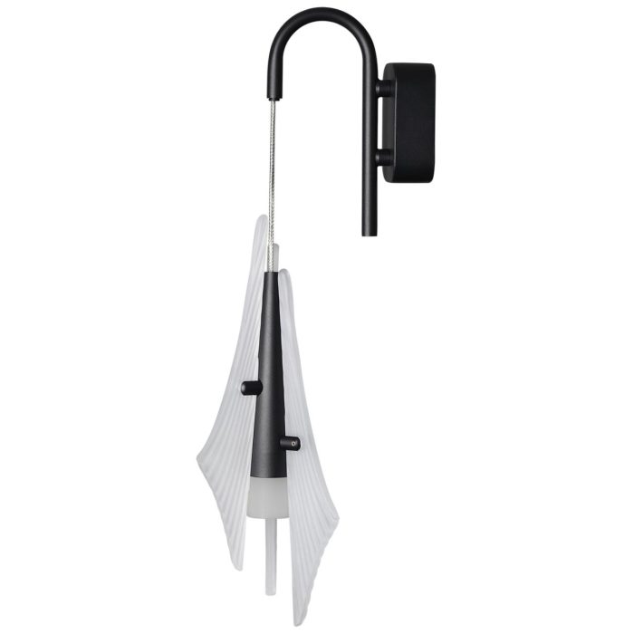 Бра ODEON LIGHT EXCLUSIVE AFALINA, черный/белый матовый, LED, LED 6W, 3000K