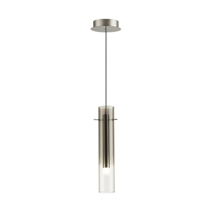 Подвесной светильник ODEON LIGHT SHINY, серебристый/дымчатый, LED, LED 5W, 3000K