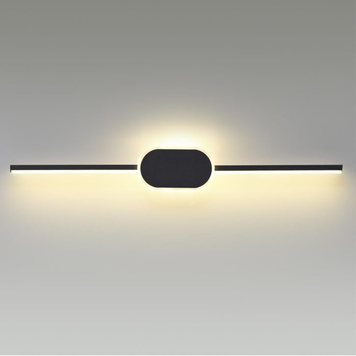 Бра LUMION ELADO, черный, LED, LED 13W, 3000K