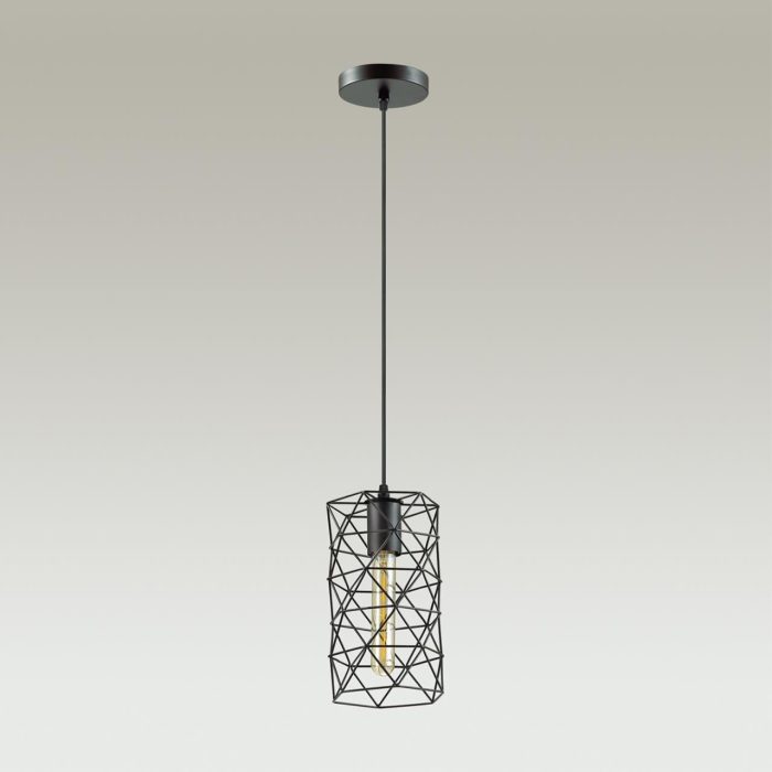 Подвесной светильник LUMION OLAF, черный, E27, 60W