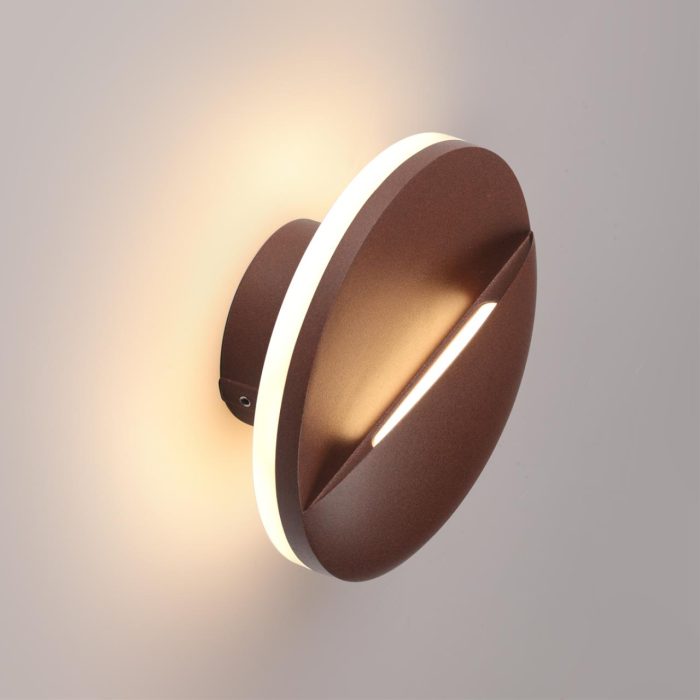 Бра NOVOTECH HALO, коричневый, LED, LED 10W, 3000K