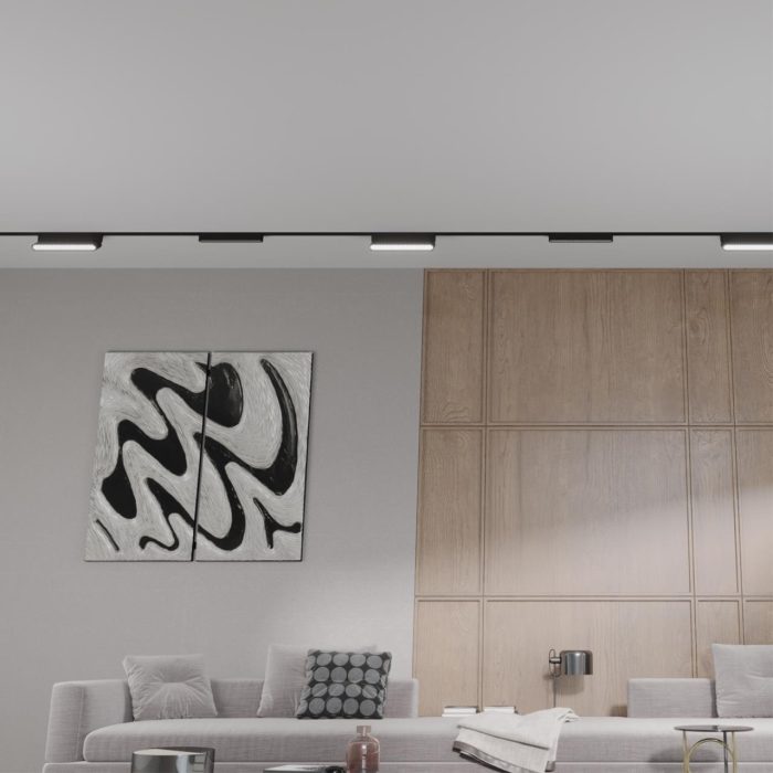 Шинопроводная система NOVOTECH SMAL, черный, 200W