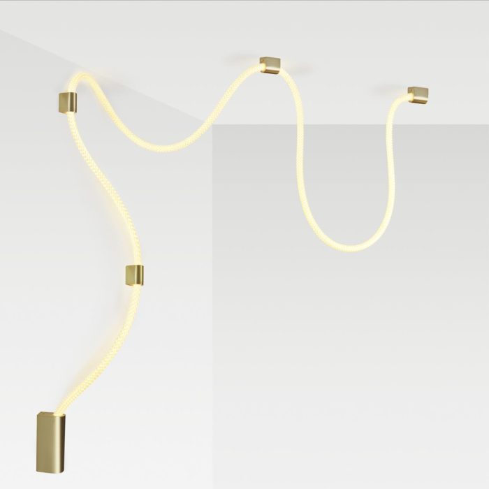 Крепление ODEON LIGHT CORDA, античная бронза/античная бронза, латунь, LED, LED 30W, 3000K