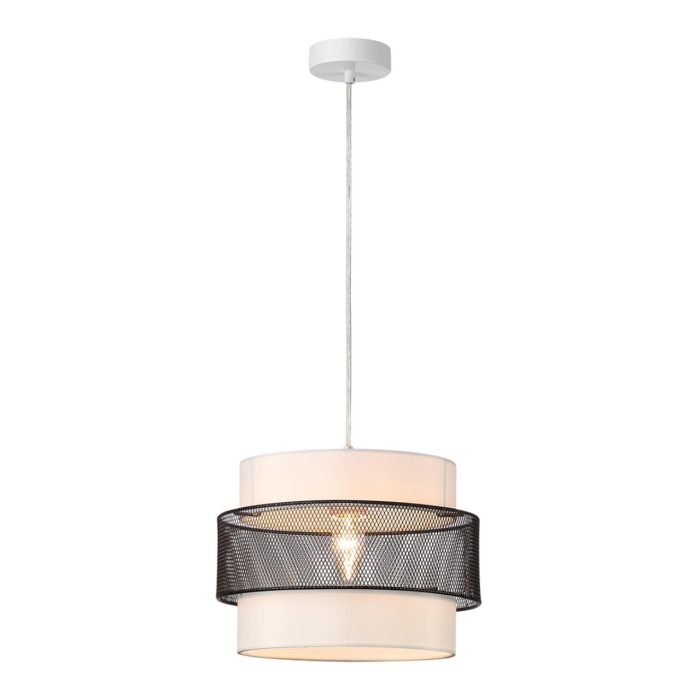 Подвесной светильник LUMION ANIMAISA, черный, белый/белый, черный, E27, 60W