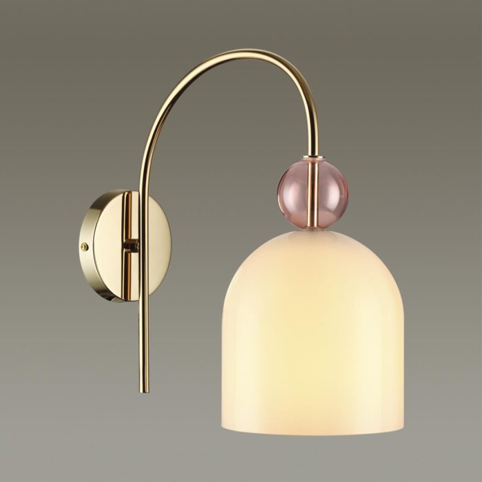 Бра LUMION GILLIAN, золотой/белый, E27, 60W