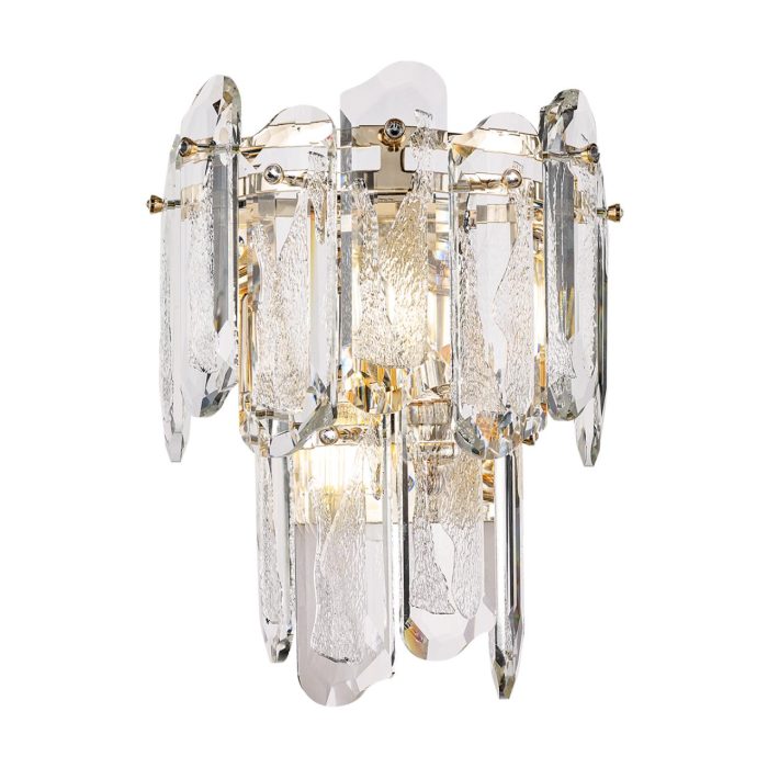 Бра ODEON LIGHT BULLON, золото/прозрачный, E14, 80W