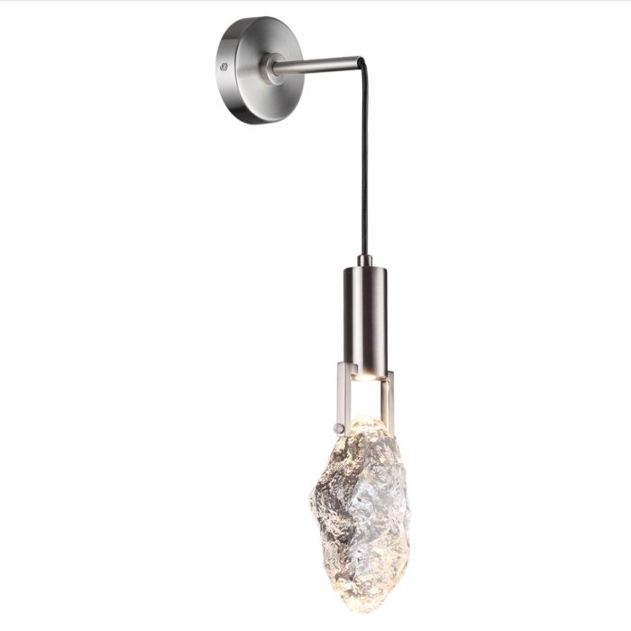 Бра ODEON LIGHT LIA, матовый никель/никель, LED, LED 5W, 3000K