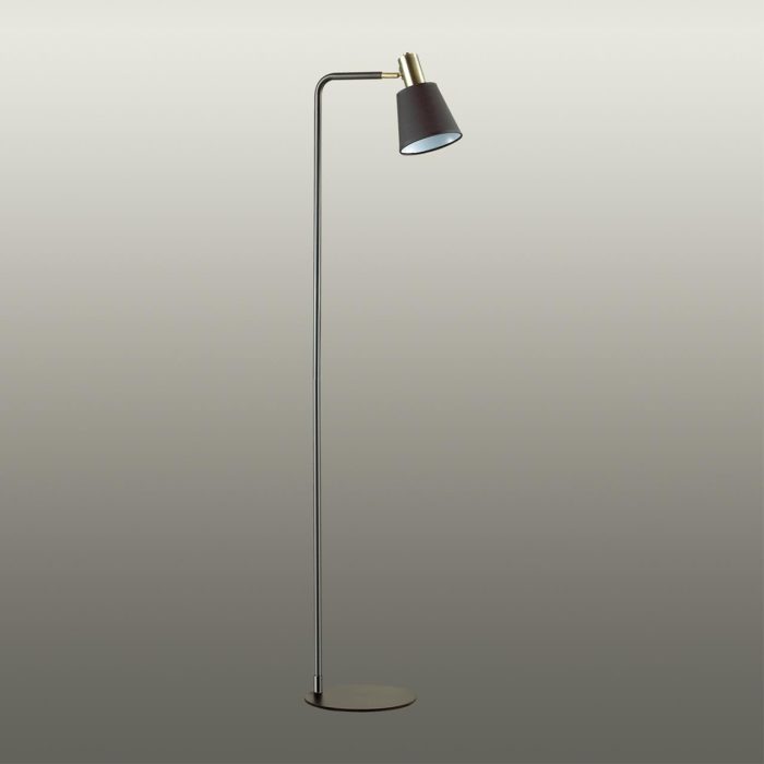 Торшер LUMION MARCUS, черный/бронзовый, E14, 40W