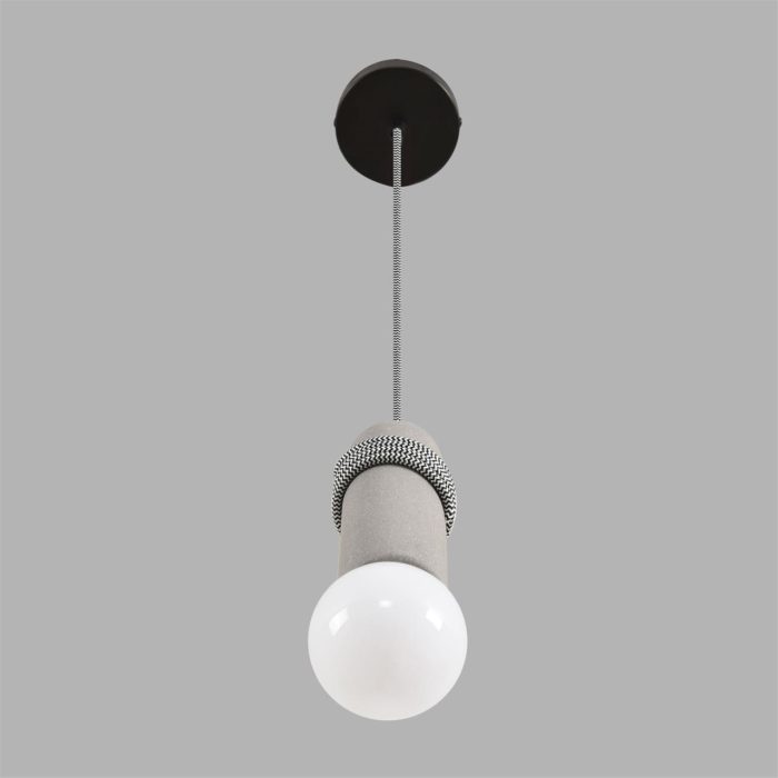 Подвесной светильник LUMION TESLA, черный, серый/черный, E27 LED, LED 10W