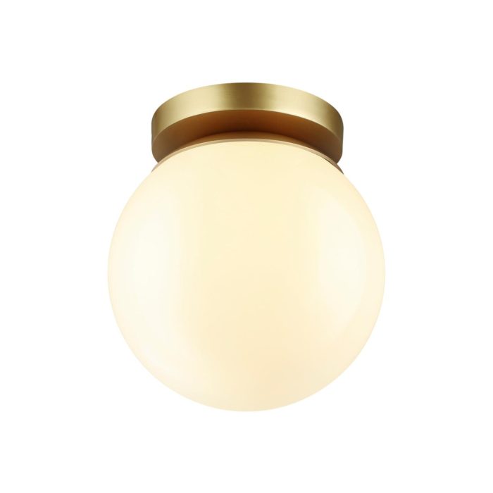 Настенно-потолочный светильник ODEON LIGHT BOSCO, золотистый/белый, E27 LED, LED 5W