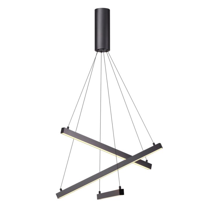 Подвесной светильник ODEON LIGHT COMETA, черный, LED, LED 39W, 3000K