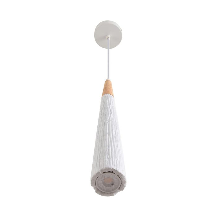 Подвесной светильник LUMION EOLIANA, белый, бежевый/белый, GU10 LED, LED 5W