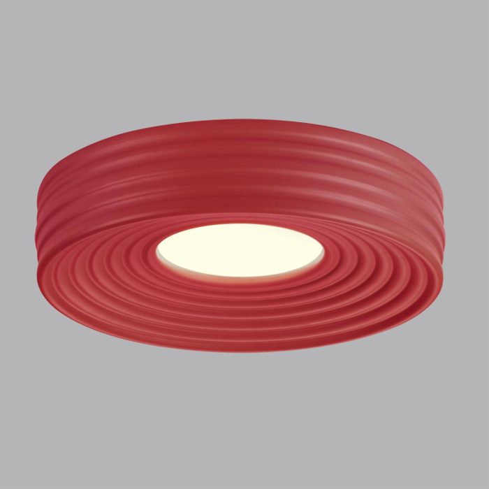Подвесной светильник SONEX MACARON, белый, красный/цветной, LED, LED 40W, 4000K