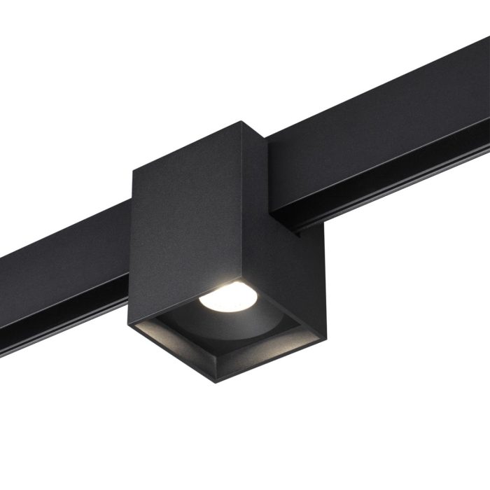 Трековый светильник NOVOTECH FLUM, черный, LED, LED 10W, 3000K
