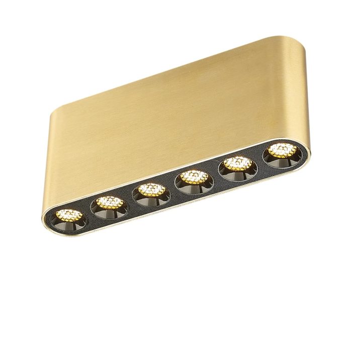 Потолочный светильник ODEON LIGHT SMALL, бронзовый, LED, LED 15W, 3000K
