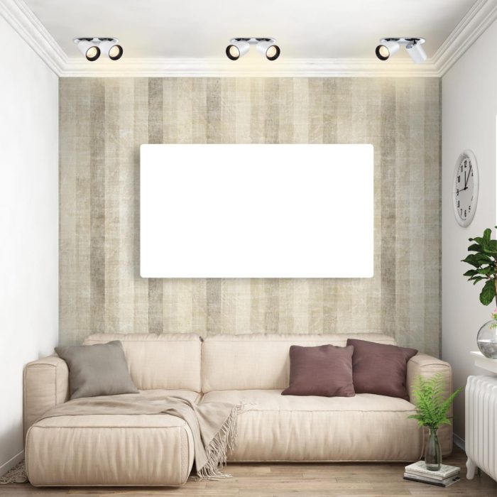 Настенно-потолочный светильник NOVOTECH LANZA, белый/черный, LED, LED 24W, 3000K