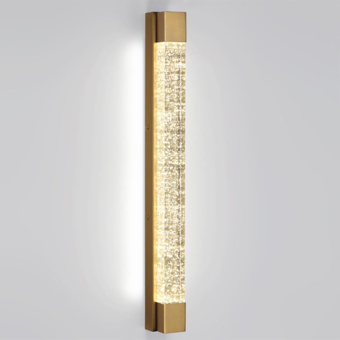Бра ODEON LIGHT MIRADA, античная бронза/прозрачный, LED, LED 12W, 4000K