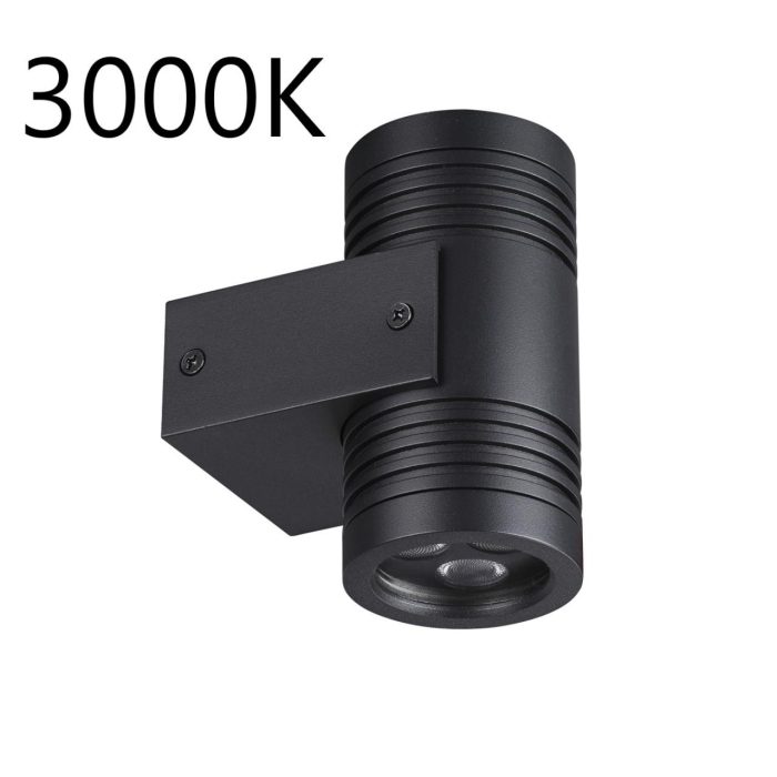 Уличный светильник ODEON LIGHT STIMA, черный, LED, LED 12W, 3000K