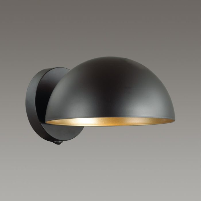 Бра LUMION KENT, черный, золотой, E27, 60W