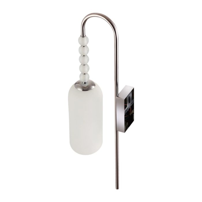 Бра LUMION TRACY, хром, белый/белый, E14, 40W