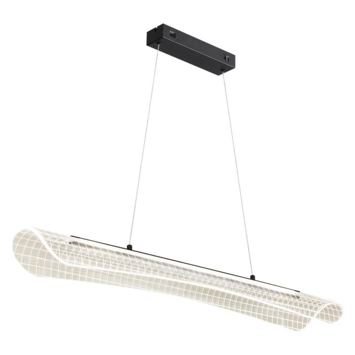Подвесной светильник NOVOTECH WELLE, черный, LED, LED 32W, 3000K