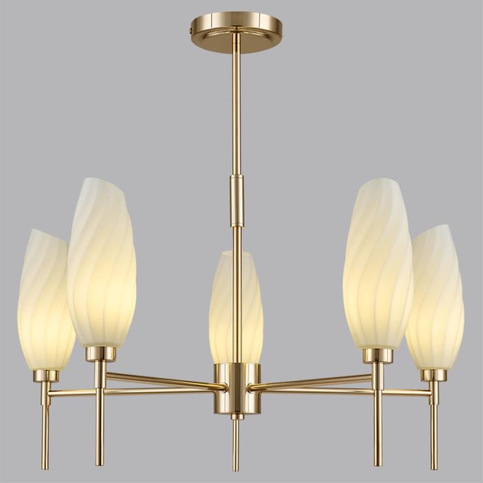 Потолочный светильник LUMION SHIVON, золотой/белый, G9, 200W