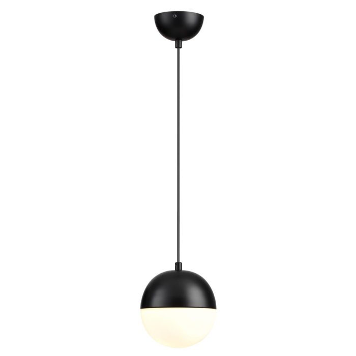 Подвесной светильник ODEON LIGHT PINGA, черный/белый, E27, 40W
