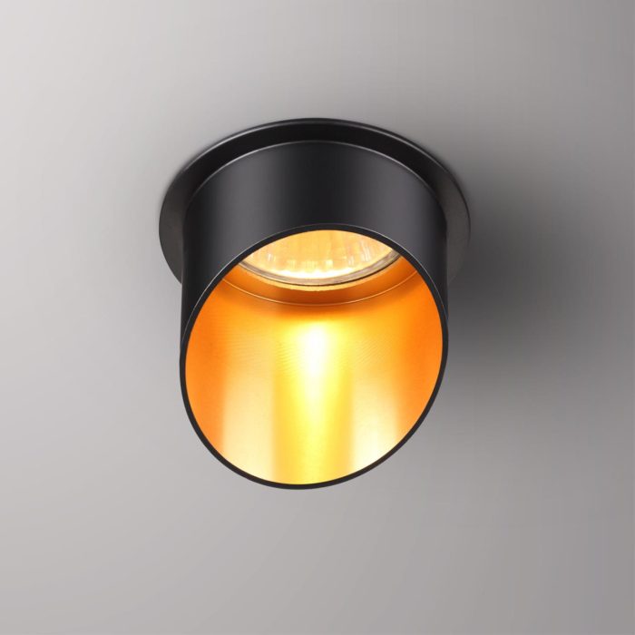 Встраиваемый светильник NOVOTECH BUTT, черный, GU10, 50W