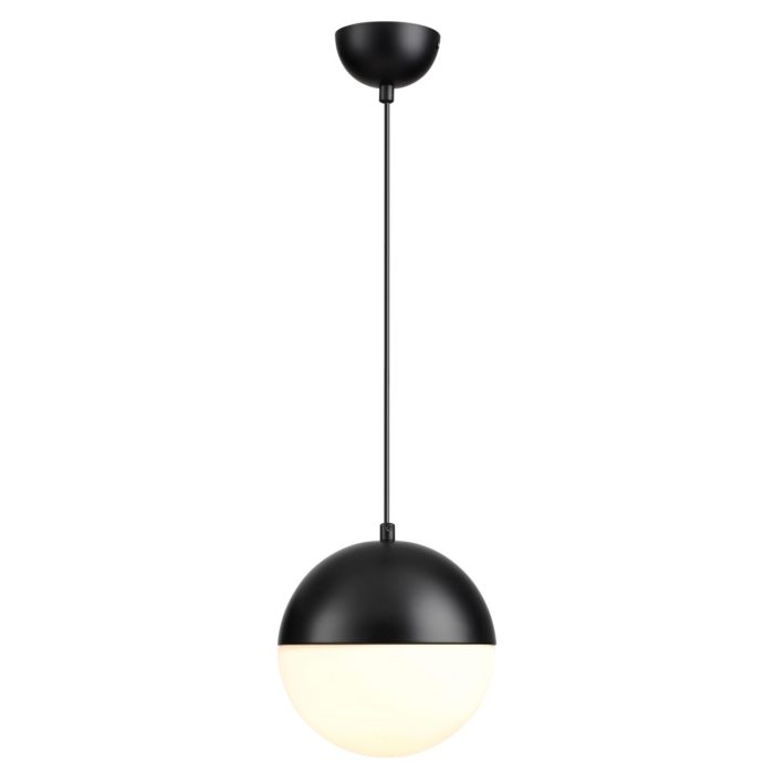 Подвесной светильник ODEON LIGHT PINGA, черный/белый, E27, 40W