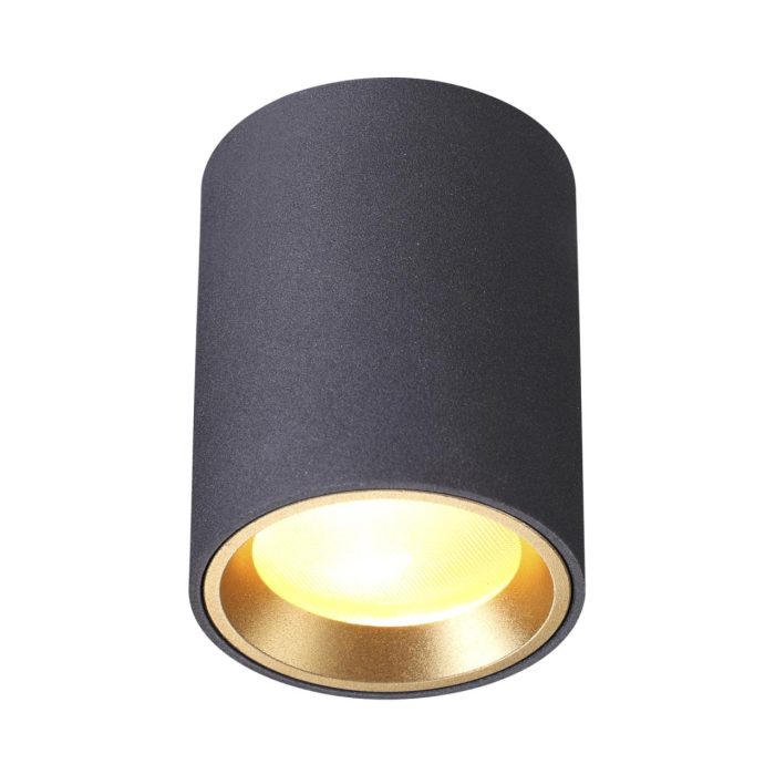 Настенно-потолочный светильник ODEON LIGHT AQUANA, черный, GU10, 50W