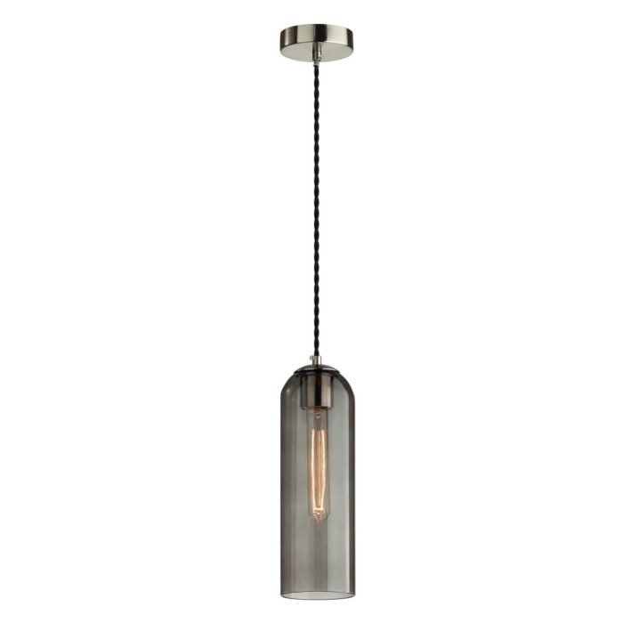 Подвесной светильник ODEON LIGHT VOSTI, никель/дымчатый, E14, 60W