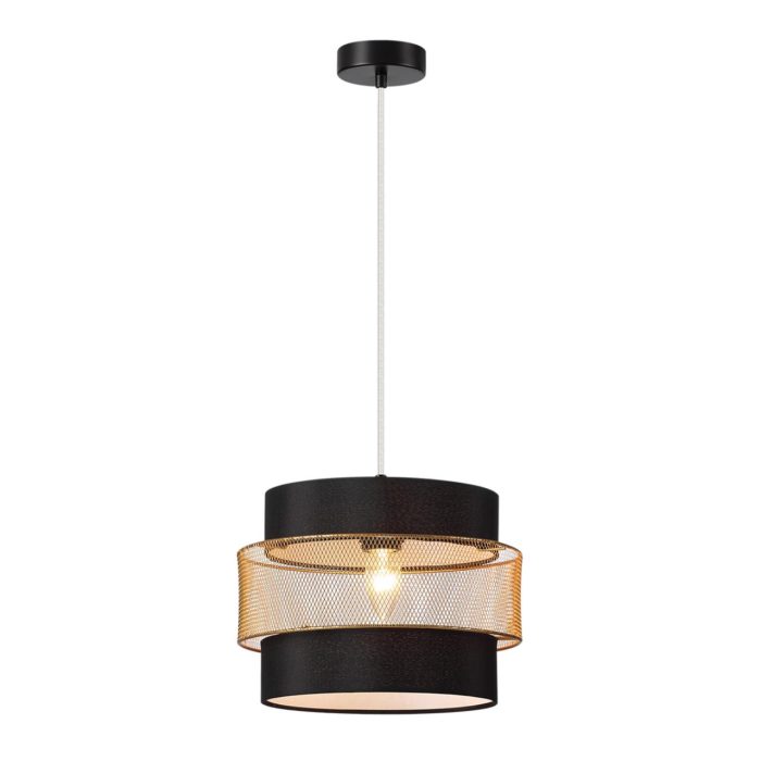 Подвесной светильник LUMION ANIMAISA, черный, золотой, E27, 60W