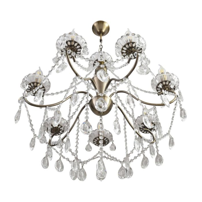 Потолочный светильник LUMION LUINA, бронза, прозрачный/бронзовый, E14, 280W