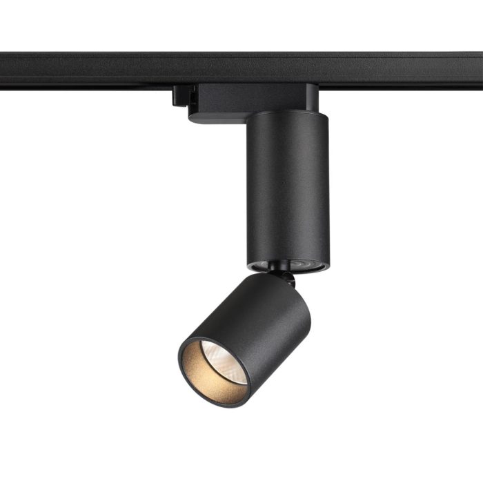 Трековый светильник NOVOTECH TUBO, черный, LED, LED 5W, 3000K