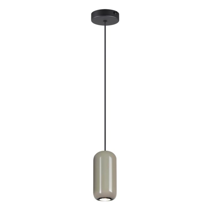 Подвесной светильник ODEON LIGHT OVALI, черный/серый, GU10, LED 4W