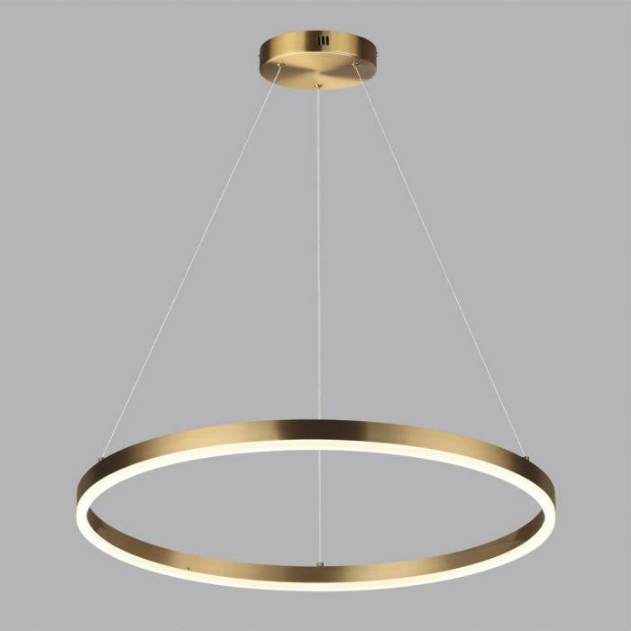 Подвесной светильник LUMION ECHO, латунь, LED, LED 50W, 3000K
