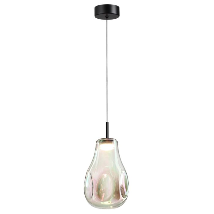 Подвесной светильник ODEON LIGHT NAVE, черный/бензиновый, LED, LED 4W, 4000K