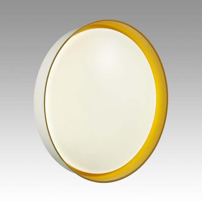Настенно-потолочный светильник SONEX TUNA YELLOW, белый/желтый, LED, LED 76W, 3000K