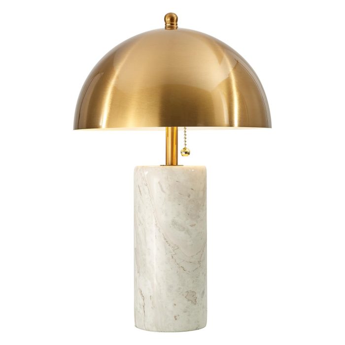Настольная лампа ODEON LIGHT RUFINA, бронзовый/белый, E14 LED, LED 14W