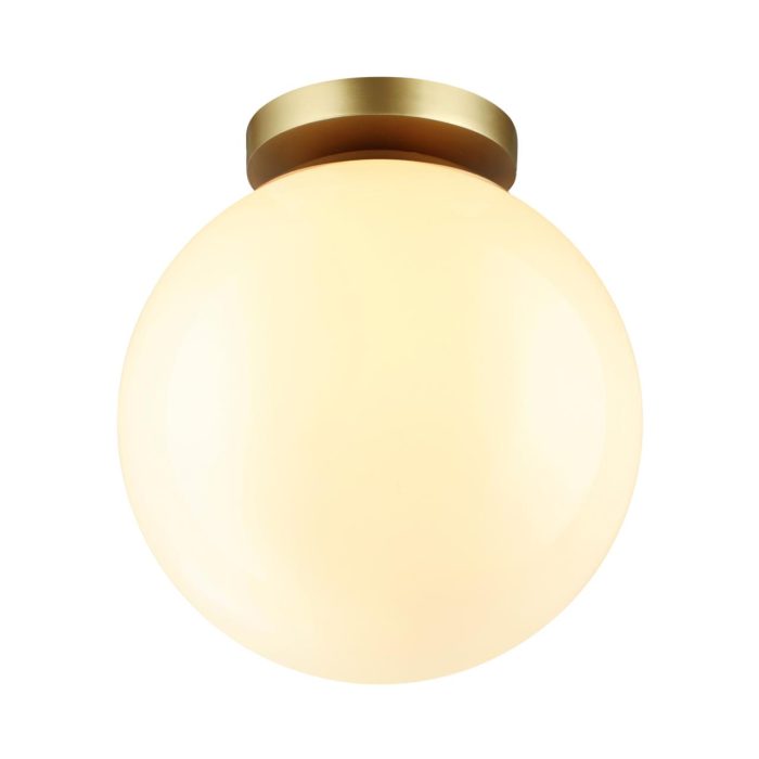 Настенно-потолочный светильник ODEON LIGHT BOSCO, золотистый/белый, E27 LED, LED 9W