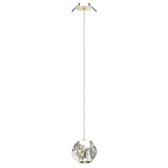 Подвесной светильник ODEON LIGHT JEMSTONE, золото/прозрачный, LED, LED 5W, 4000K