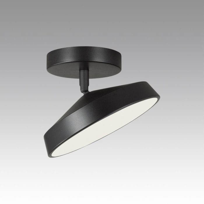 Потолочный светильник SONEX MIRA BLACK, белый, черный/черный, LED, LED 12W, 4000K