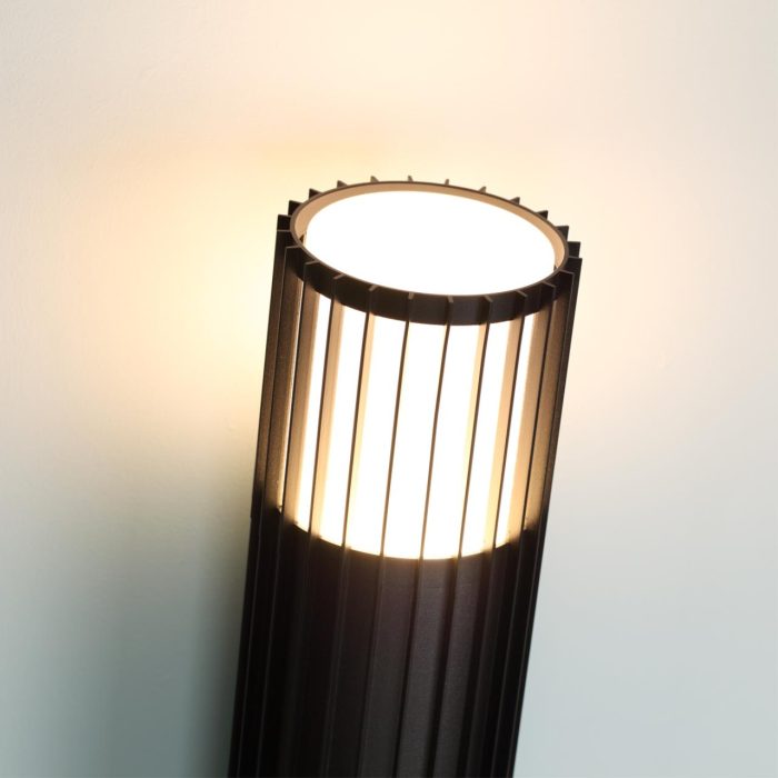 Уличный светильник NOVOTECH COSTAS, черный/белый, E27, 25W