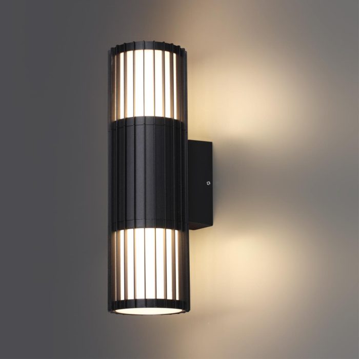 Уличный светильник NOVOTECH COSTAS, черный/белый, E27, 50W