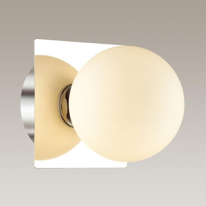 Бра LUMION ASTRID, хром, белый/хром, G9, 40W